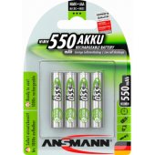 550mA NiMh AAA 4 pcs