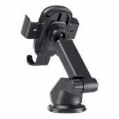 T203-F Car holder with wireless 15W charger Black