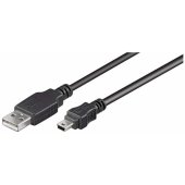 50768 USB 2.0 Hi-Speed cable 3 m, Black