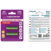 Esperanza EZA101G 1000mAh 2-pack
