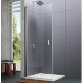 Design pure swing 900 mm h=2000 Chrome/ Clear glass AP