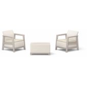 Scandi Linea Balcony Set Pebble Grey / Soft Beige