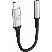 Adapter USB-C to Jack 3.5mm Black