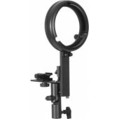 L-Shaped bracket with Bowens adapter for speedlight
