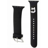 Watch 42/ 44/ 45/ 49mm 3D Rubber Choupette Head Strap Black