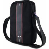 Nylon Red Stripe 8" Black
