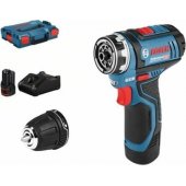 Bosch cordless drill GSR 12V-35 FC Professional, 12Volt (blue / black,