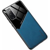 "Lens Leather Back Case Galaxy S21 Plus" Blue