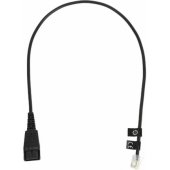 Cord QD / RJ10 0,5m Black