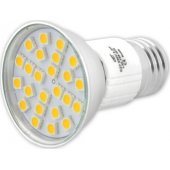 LTC PS 24 LED LTC SMD5050 bulb, E27/ 230V, warm white light.