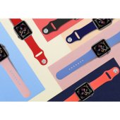ICON Silicone Band for Apple Watch 42-44 mm, S/ M & M/ L Navy