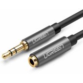 10595 AUX Cable Extension mini-jack 3,5 mm 3m Gray