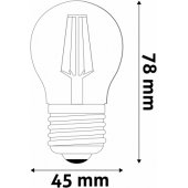 E27 G45 6.5W 806lm 2700K