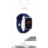 ICON Silicone Band for Apple Watch 42-44 mm, S/ M & M/ L Navy