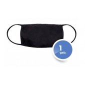 Hygienic face mask black 1pcs