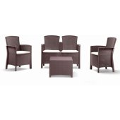 Lido Set 2 Storage Brown