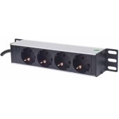 PDU 10" 1U 1,8m Black
