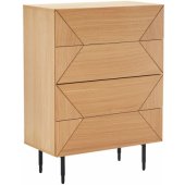 NATE 75x40xH102cm Oak