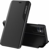 "Eco Leather View Case iPhone 13 Pro Max" Black