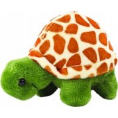 Plush Turtle 10 cm Brown Mascot Keychain