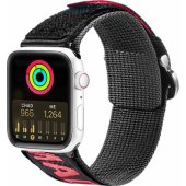 Strap (Outdoor Version) Apple Watch 42/ 44/ 45/ 49mm Black-Red