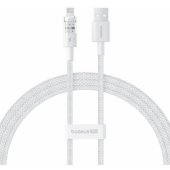 Fast charging cable Gem USB A - Lightning 2.4A 1m White