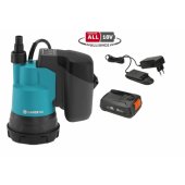 Gardena Cordless Clear Water Submersible Pump 2000/ 2 18V P4A - 14600-2