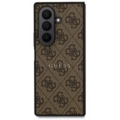 PU Leather 4G Colored Ring Magnetic Case Samsung Galaxy Z Fold 7 Brown