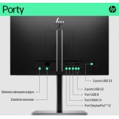 E22 G5 21.5" IPS 16:9 Black/ Silver
