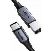US370 USB-C to USB-B printer 1 m Black