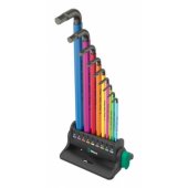 Wera 950/ 9 Hex-Plus Multicolour 3 L-key set, 9 pieces, screwdriver (wi