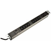 Power strip IEC C14 plug DN-95404 10xSockets