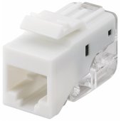 95739 Keystone module RJ45 CAT 5e, UTP, 100 MHz, White