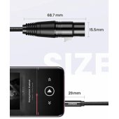 AV182 XLR to jack 3.5mm AUX 1m