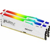Fury Beast RGB White 2x32GB DDR5 5200MHZ UDIMM KF552C40BWAK2-64
