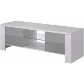 WEST 130x42x42 White/ Grey Gloss