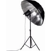 Umbrella Deep silver 135cm