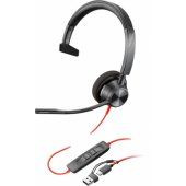 Poly BW 3310 Mono Microsoft Teams USB-C +USB-C/ A Adapter