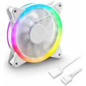 Shark Blades PWM RGB 120 mm Case Fan White