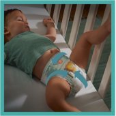 Active Baby Nappies, Size 6, 128 Diapers, 13kg-18kg