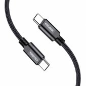 KSC-970 PD60W fast charging / data cable Type-C to Type-C Black