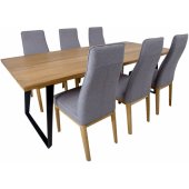 LISBLISBON Table and 6 Chairs