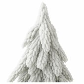 Decorative Artificial Christmas Tree on a Trunk Covered with Snow 30 x