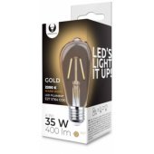 LED Bulb Filament E27 ST64 4W 230V 2200K 400lm COG Gold Forev