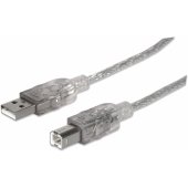 USB-A to USB-B 5 m Silver (345408)