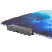 Cosmic Waves XXL gaming mousepad RGB | 900 x 400 | 7 modes