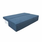 Sofa bed MUNICH with storage box, dark blue