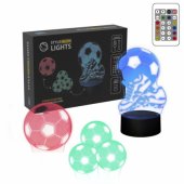 SNL124RGB LED lamp Light decoration Balls RGB 3D
