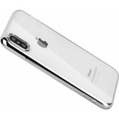 "Glitter Back Case iPhone XS Max" Silver