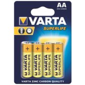 AA, R6P, 1,5V 4-pack